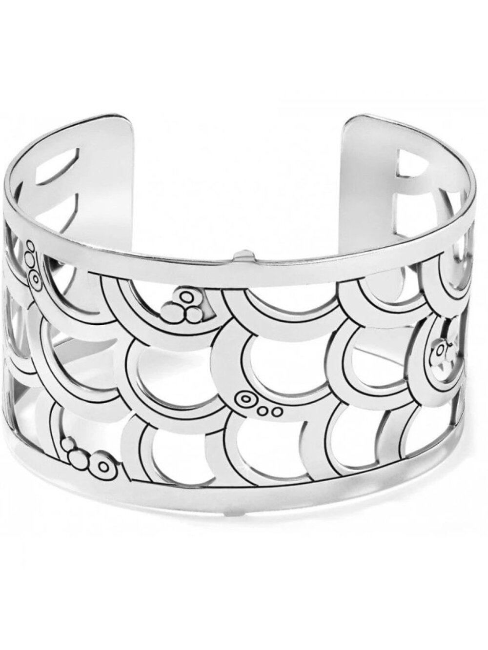 Brighton Christo Wide cuff TOKYO SILVER  Bangle Bracelet  NWT $58